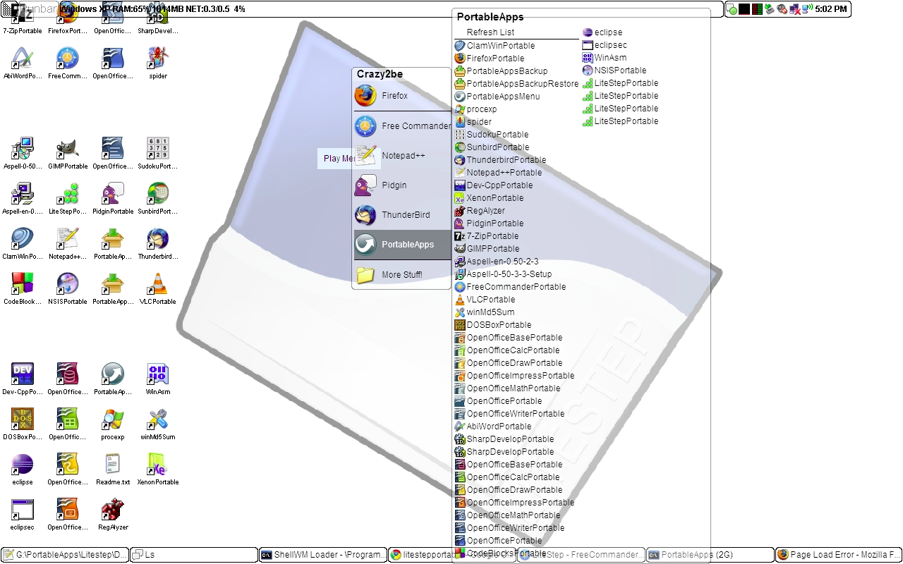 Litestep desktop